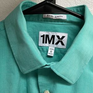 Men’s express extra slim fit long sleeve shirt